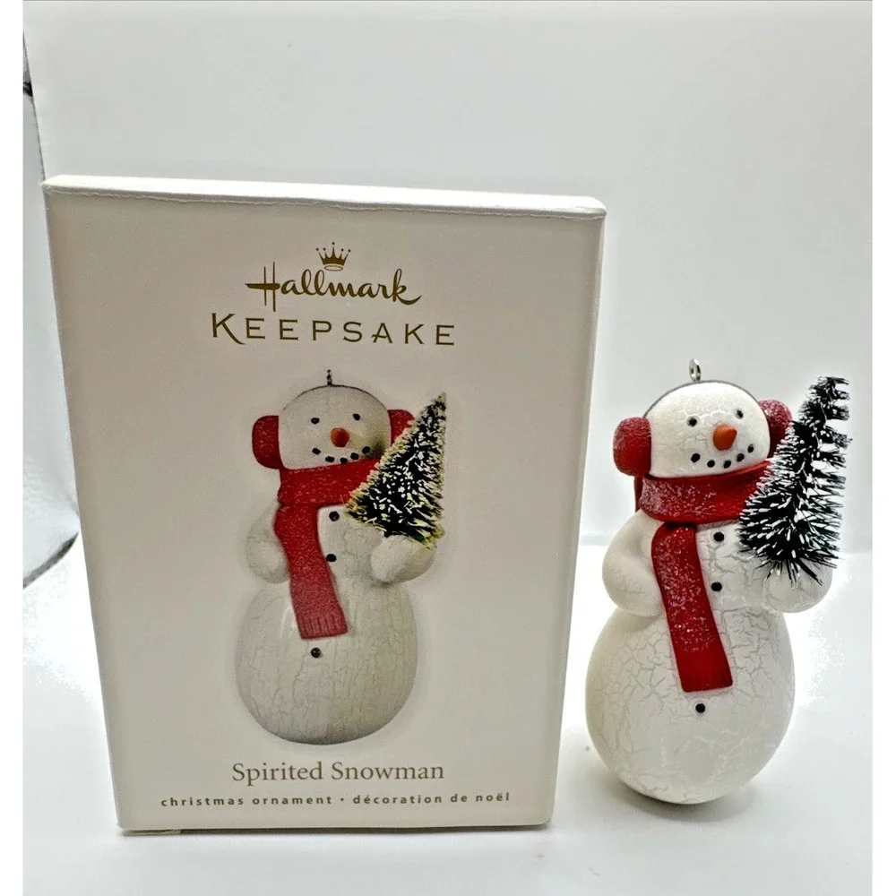 Hallmark Keepsake‎ Ornament Spirited Snowman NIB-2010